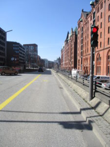 Pop-Up Bike Lane Hafencity